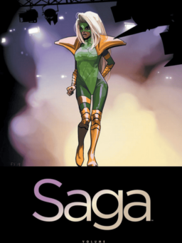 Saga volume 4, Comics, Comicbook, Stripspeciaalzaak, Strips kopen, nieuwe strips, stripshop, Albums, Stripboek, Stripverhaal, Standaard, Kopen, Bestellen, Saga, Image, Vaughan, Staples, TP, Bundel