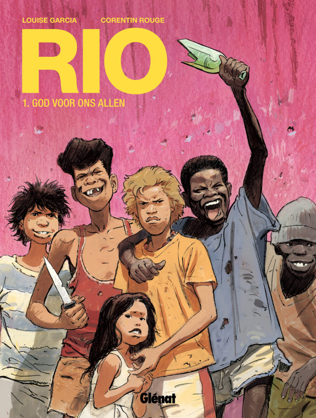 Rio 1, Strip, Stripboek, God voor ons allen, Rouge, Garcia, Glenat, Kopen, Bestellen