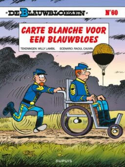 Blauwbloezen 60, Carte Blanche voor een Blauwbloes, Lambil, Cauvin, Dupuis