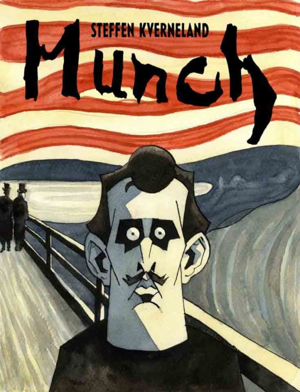 Munch, Strip, Biografie, Kverneland,, Graphic Novel