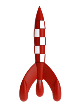 Raket Kuifje 17cm
